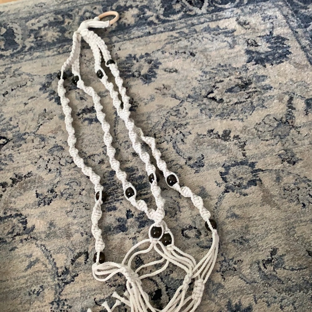 Brand new macrame plant holder